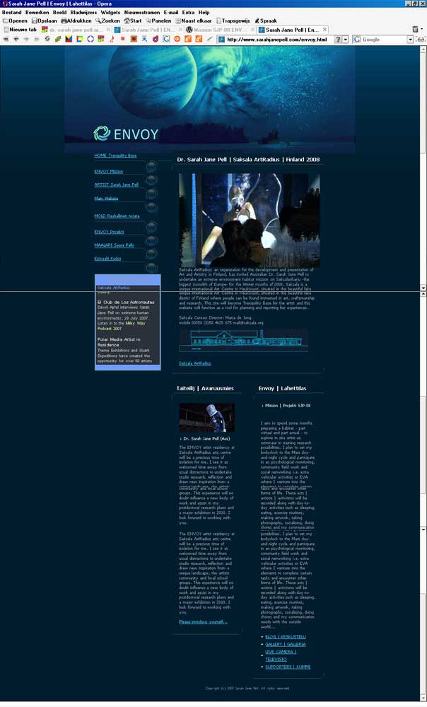 Sarah Jane Pell artist in residence Saksala ArtRadius