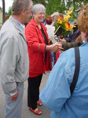 Many  congratulations for Marja de Jong for her election as citizen of the year.